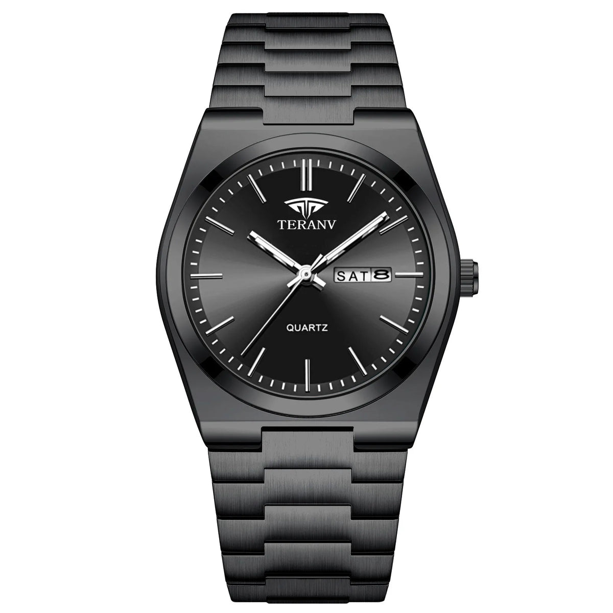 Men's Minimalist Quartz Watch with Alloy Bracelet