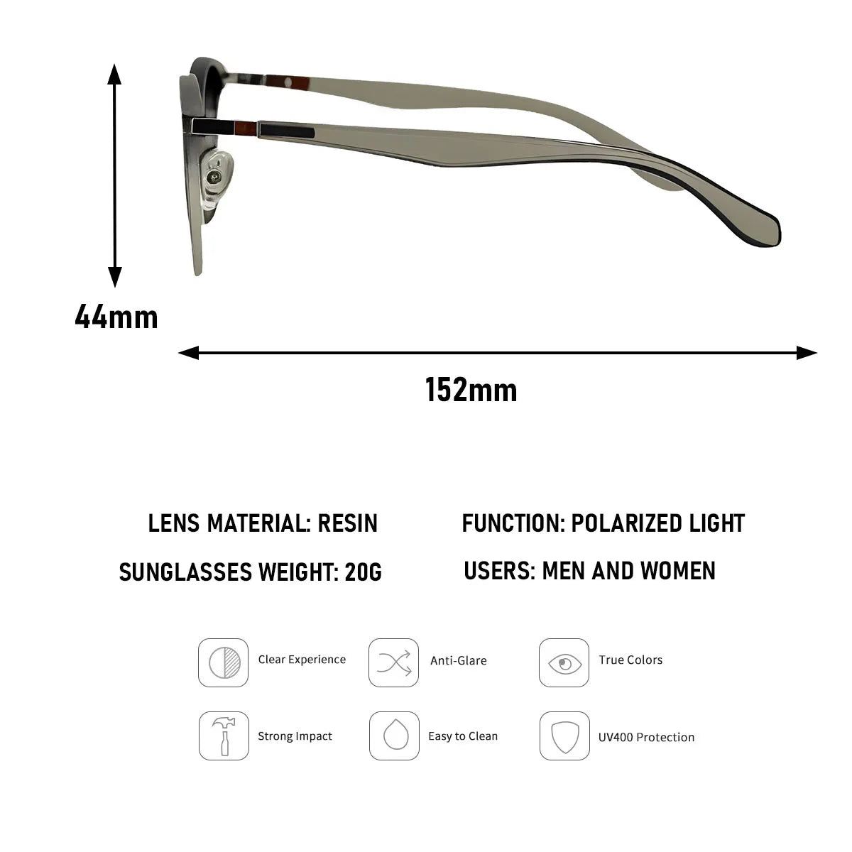 Retro Semi-Rimless Oval Sunglasses