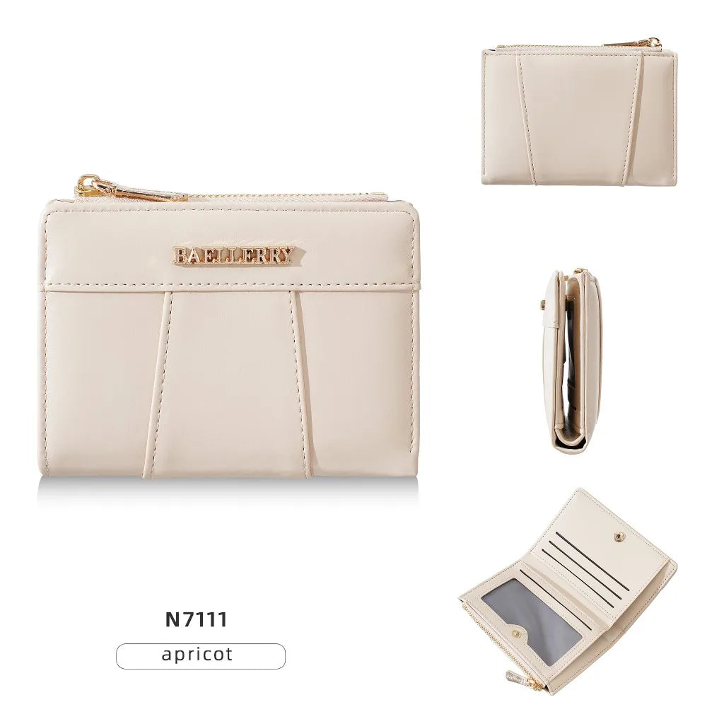 Baellerry Solid Colour Mini Coin Purse & Card Holder