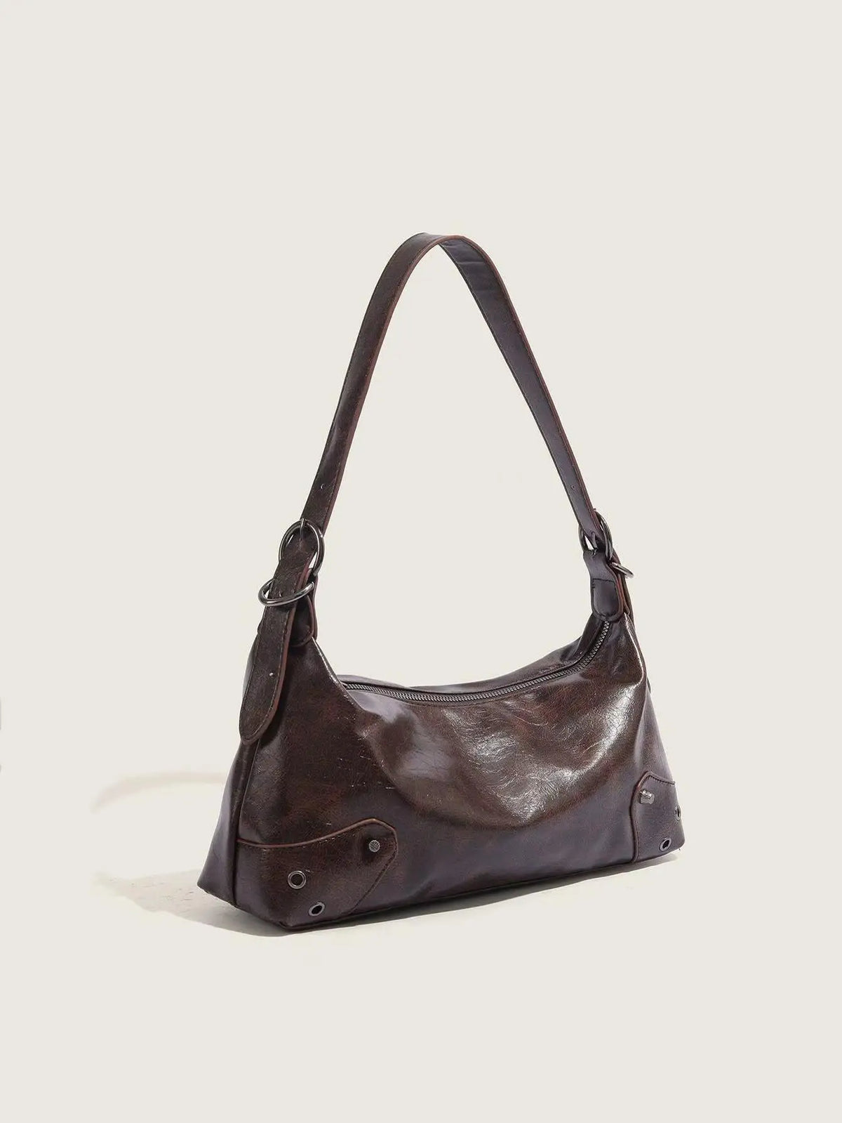 PU Leather Underarm Crossbody Bag for Women