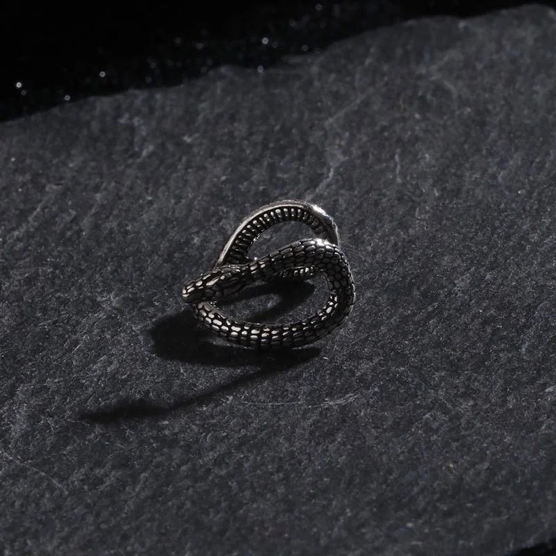 Vintage Snake Copper Non-Piercing Ear Clip