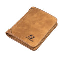Men's Vintage PU Leather Bifold Wallet | Photo & Card Holder Short Purse