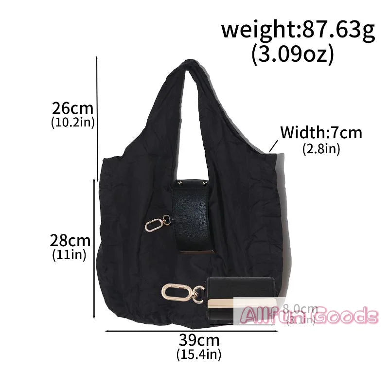 Waterproof PVC Keychain Tote Bag for Women | Foldable Reusable