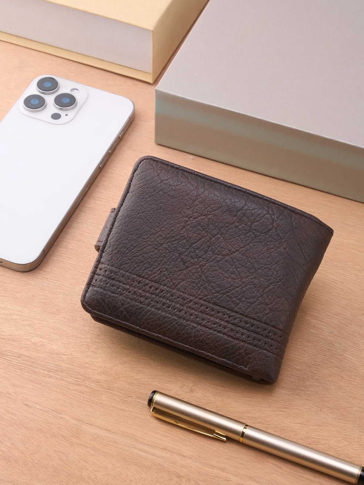 Men's PU Leather Slim Multi-Card Wallet | Zipper Short Coin Purse