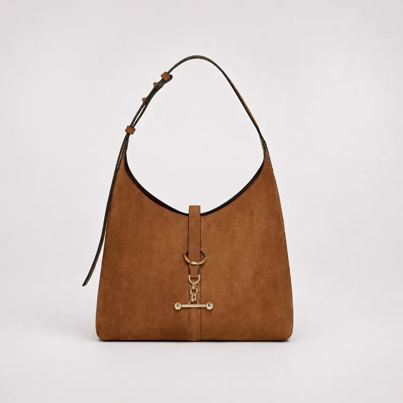 Elegant Fabric Crossbody Tote Bag