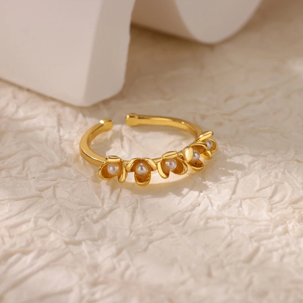Evil Eye Zircon Adjustable Ring for Women | Luxury 18K Gold Plated