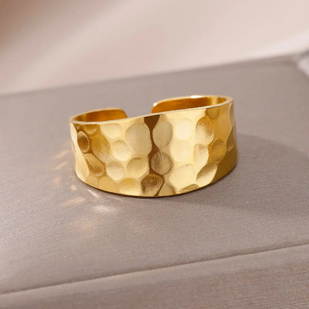 Classic Never-Fade Couple Ring | 18K Gold Plated Stainless Steel