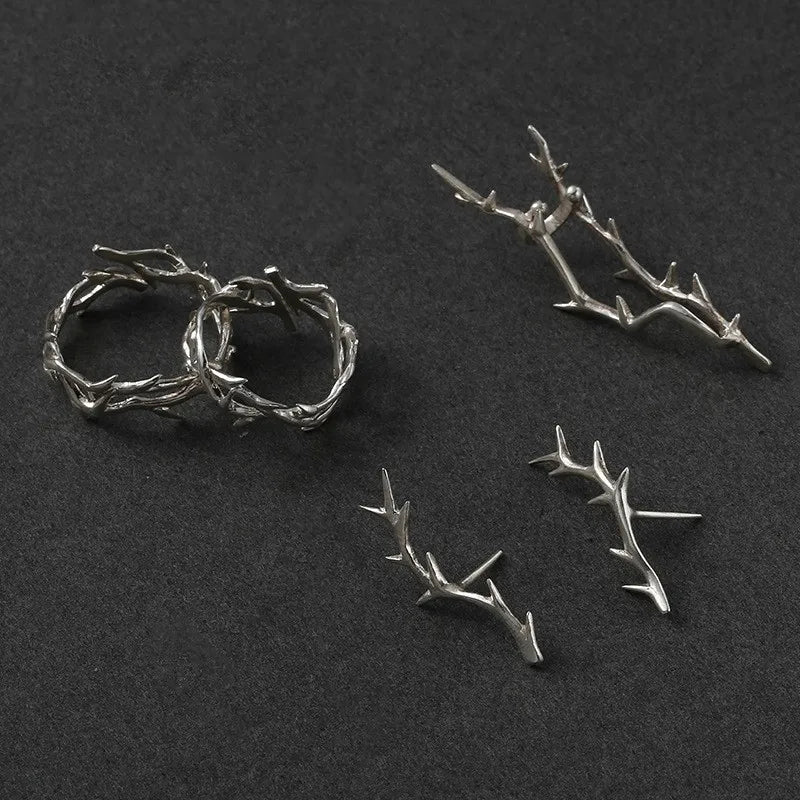 Vintage Branch and Thorn Ring for Women and Men