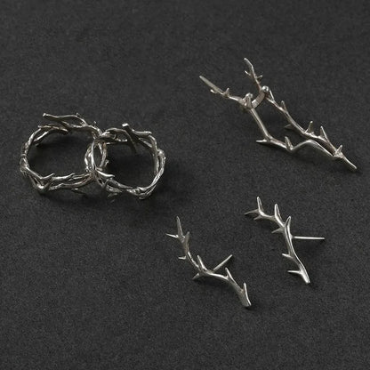 Vintage Branch and Thorn Ring for Women and Men