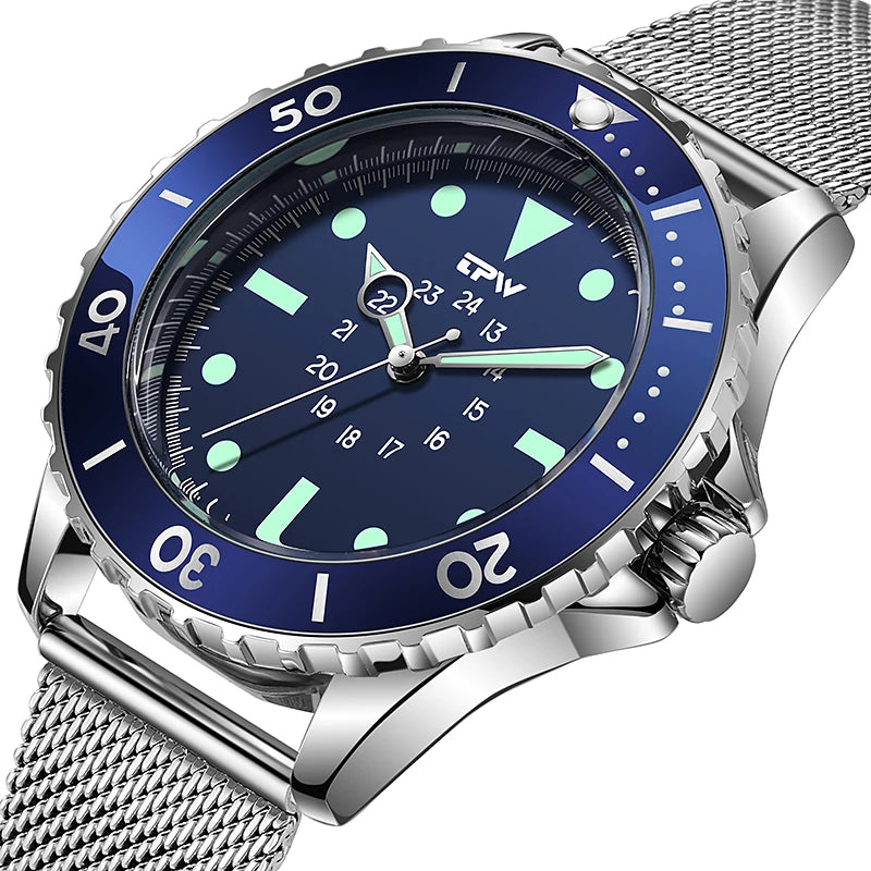 Diver-Inspired Quartz Field Watch