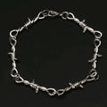 Gothic Barbed Wire Copper Chain Bracelet