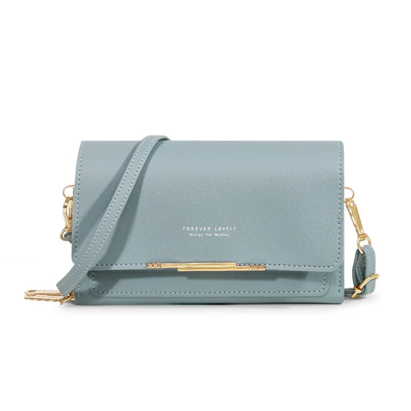 Korean Style Multi-Card Shoulder Bag Wallet for Women
