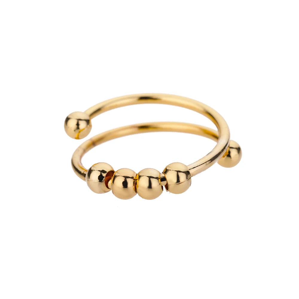 Classic Never-Fade Couple Ring | 18K Gold Plated Stainless Steel