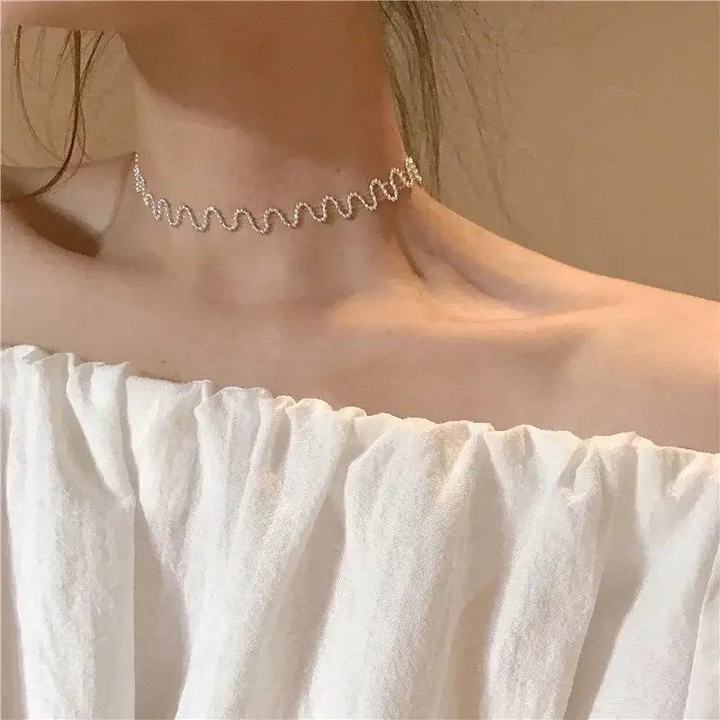 Vintage Butterfly Pendant Necklace on Snake Chain for Women