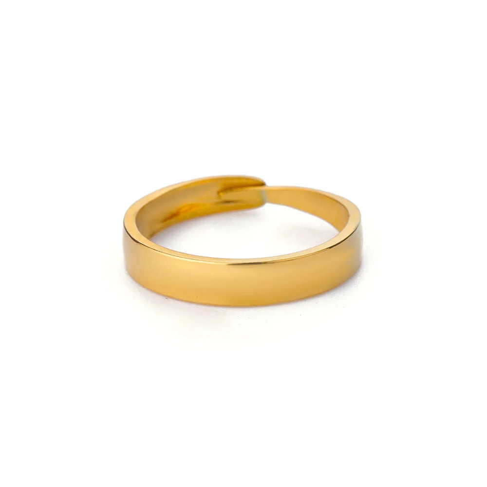 Evil Eye Zircon Adjustable Ring for Women | Luxury 18K Gold Plated