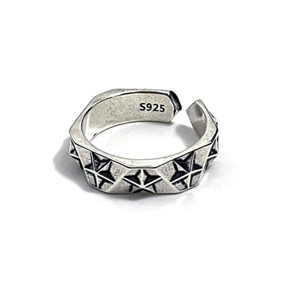 925 Sterling Silver Star Ring for Women