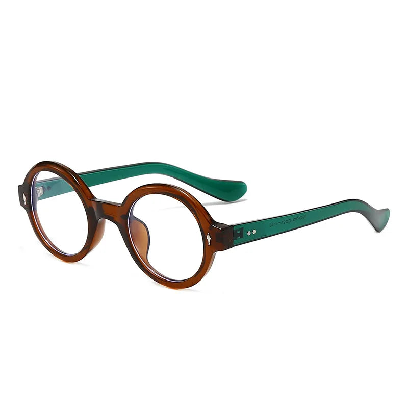 Retro Round Fashion Eyeglasses
