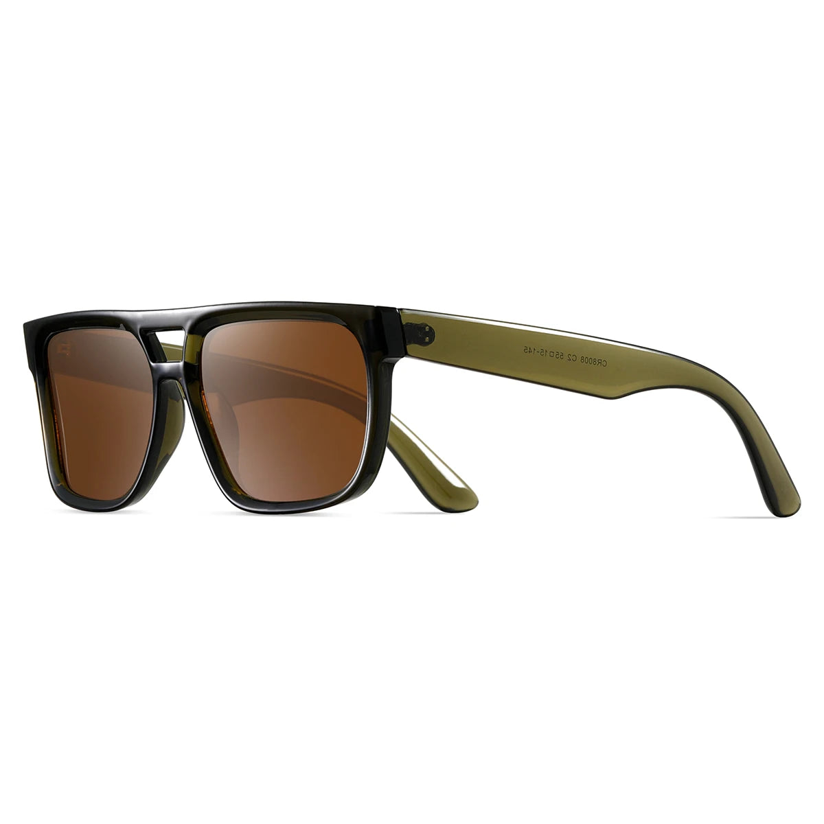 Men's Classic Square Polycarbonate Sunglasses