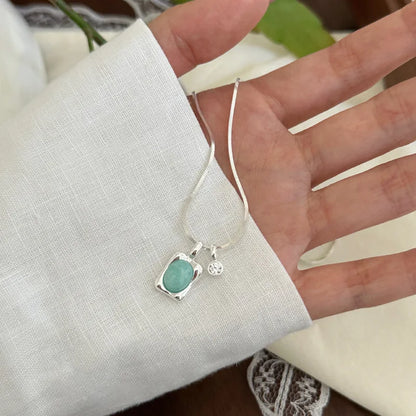 925 Sterling Silver Star Smile Dimple Pendant Necklace for Women