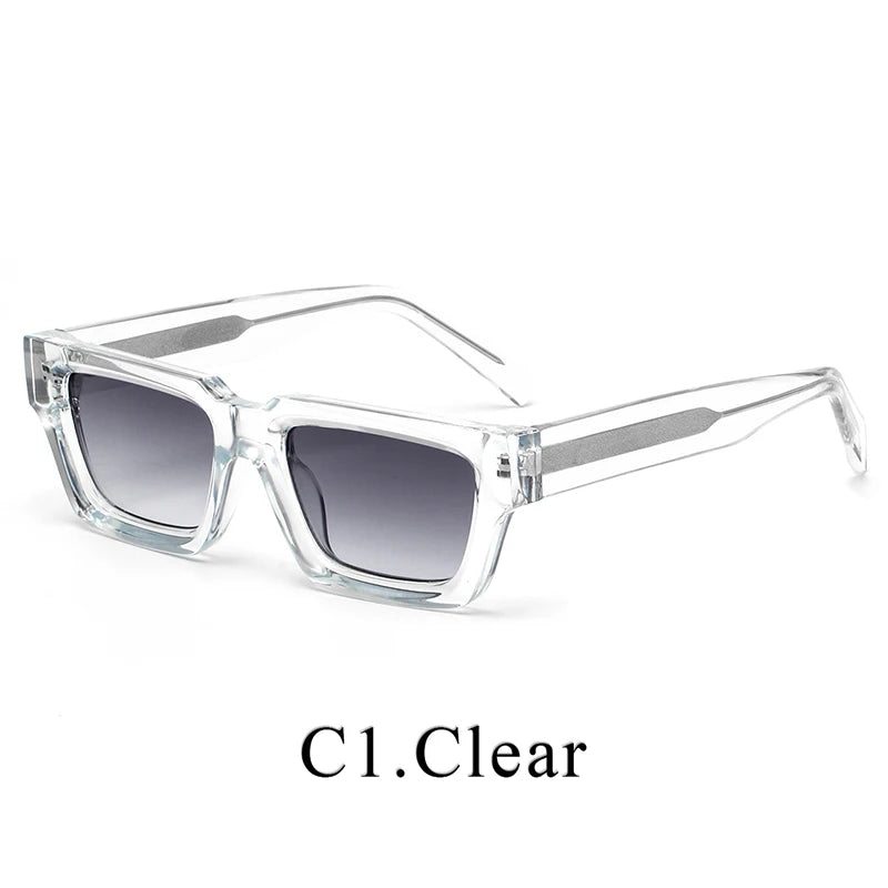 Men's Retro Square Polycarbonate Fashion Glasses