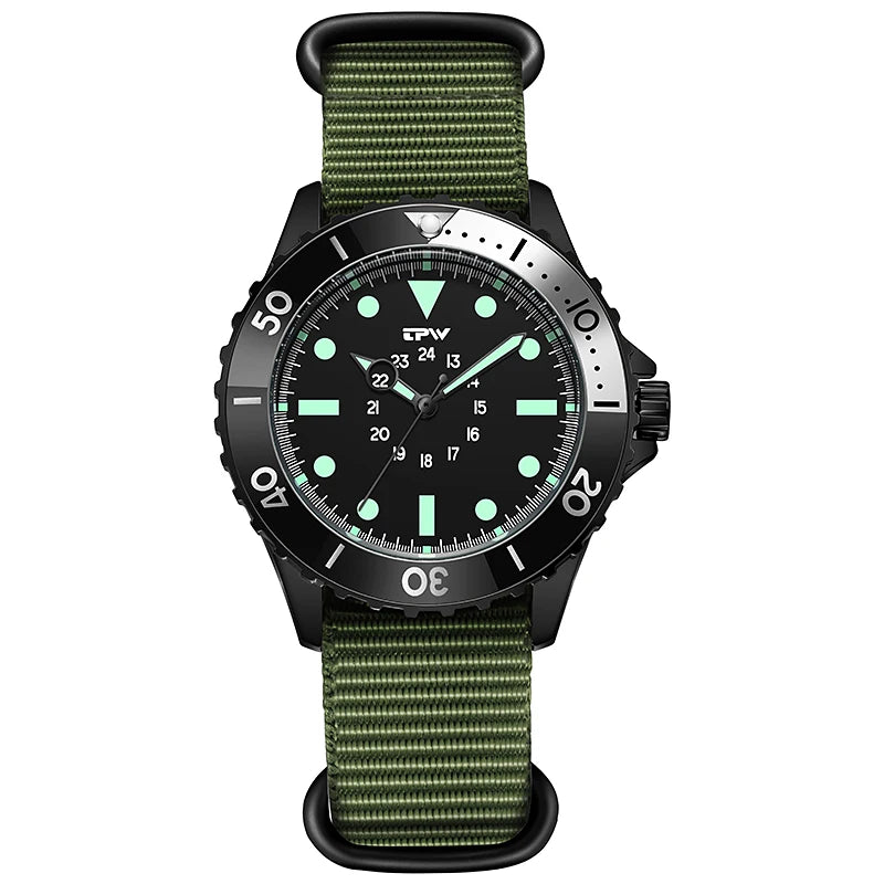 Diver-Inspired Quartz Field Watch