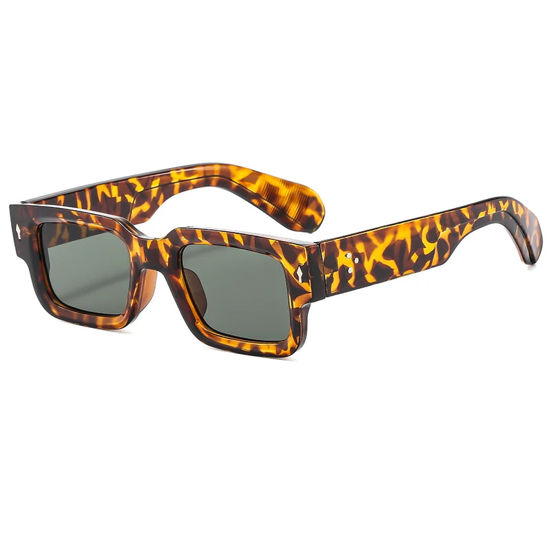 Retro Minimalist Rectangle Sunglasses