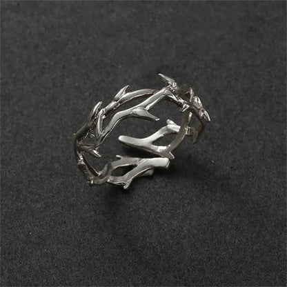 Vintage Branch and Thorn Ring for Women and Men
