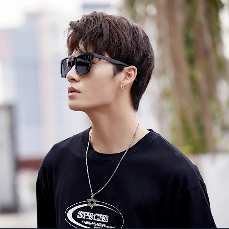Retro Square Mirrored Sunglasses