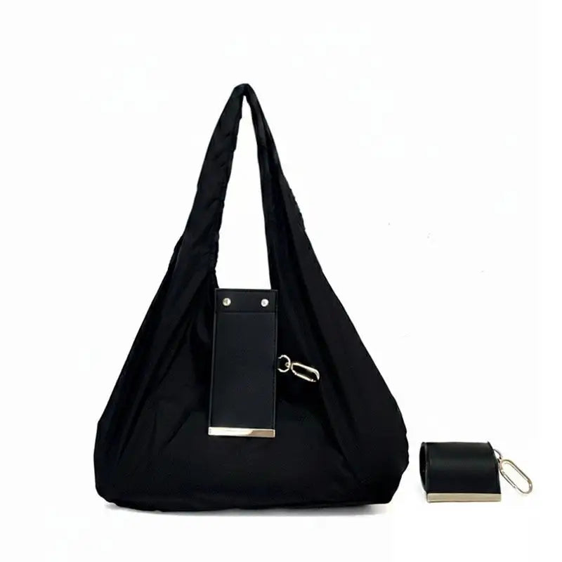 Waterproof PVC Keychain Tote Bag for Women | Foldable Reusable