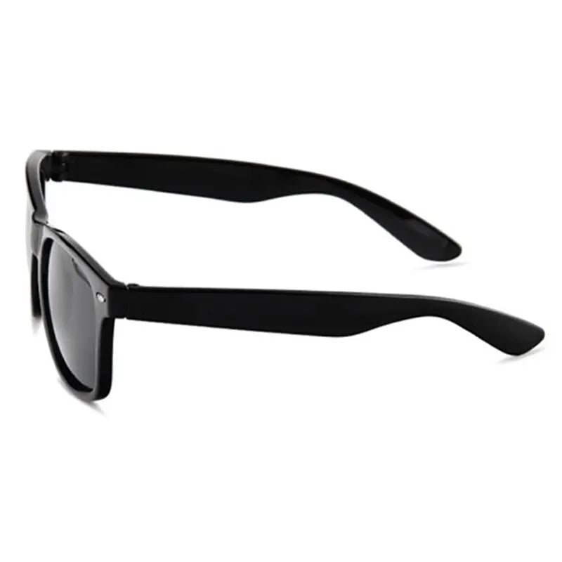 Men's Classic Black Rectangle Sunglasses