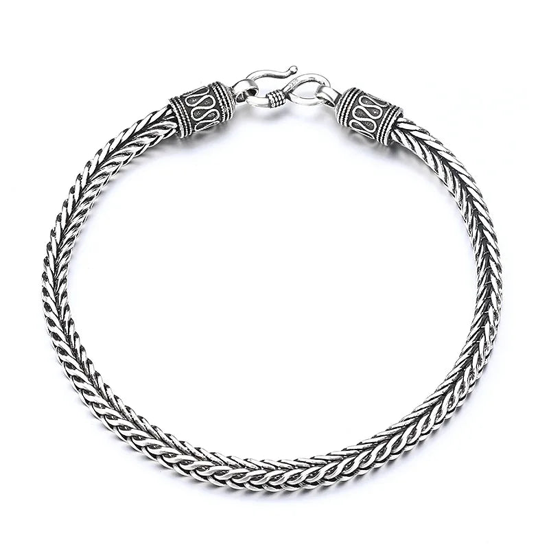925 Sterling Silver Vintage Chain Bracelet