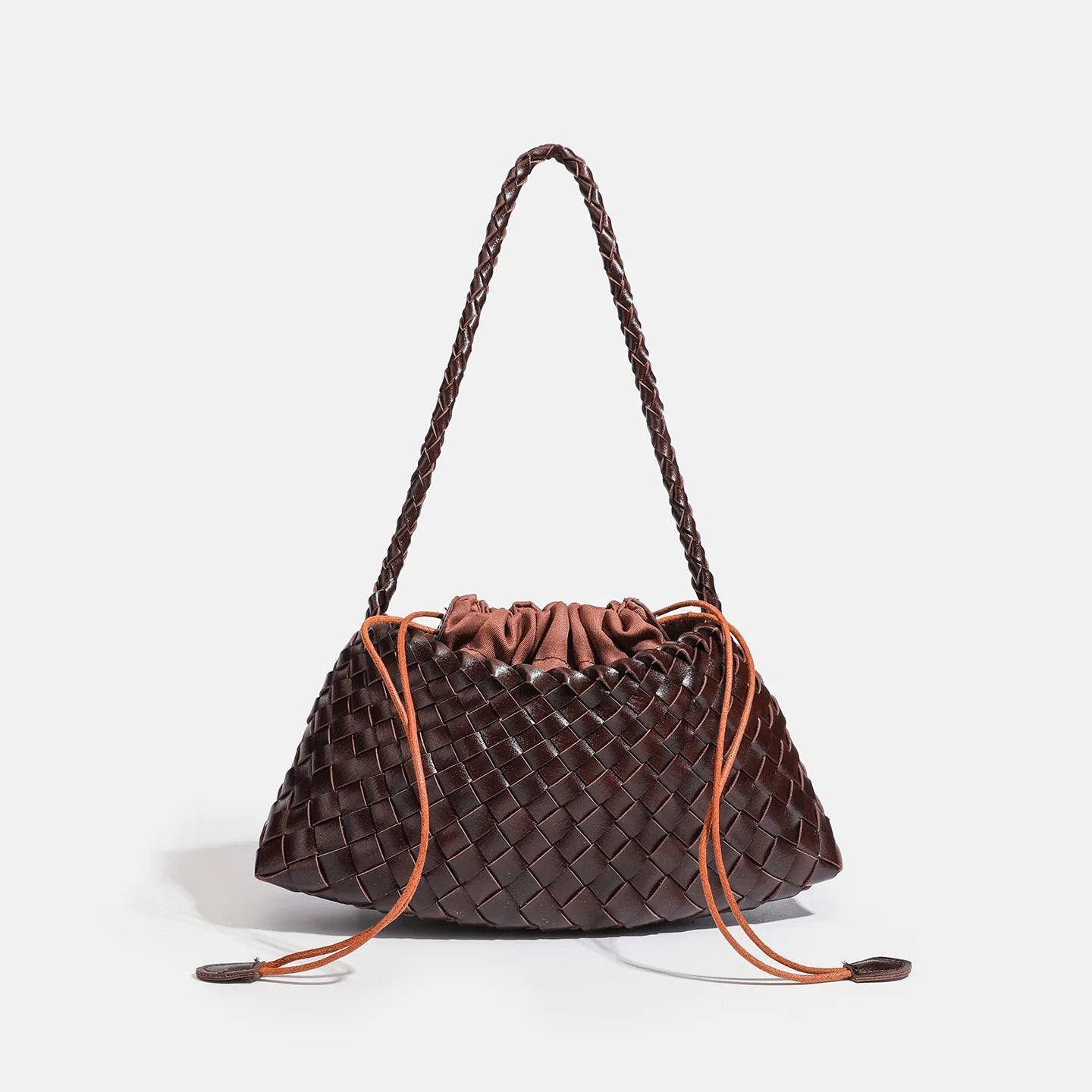 Hand-Woven PU Hobo Bag for Women