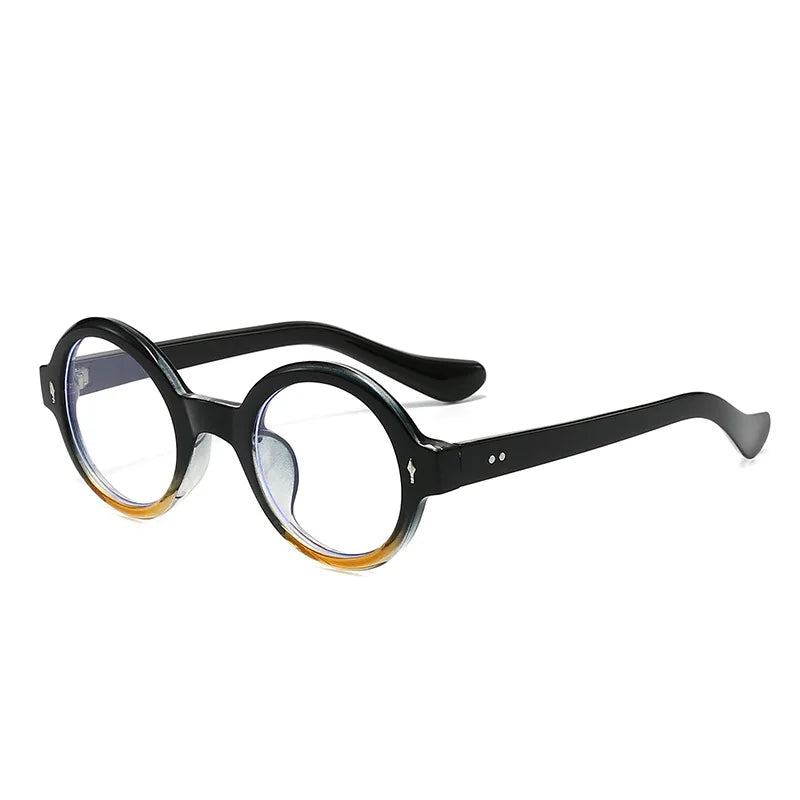 Retro Round Fashion Eyeglasses