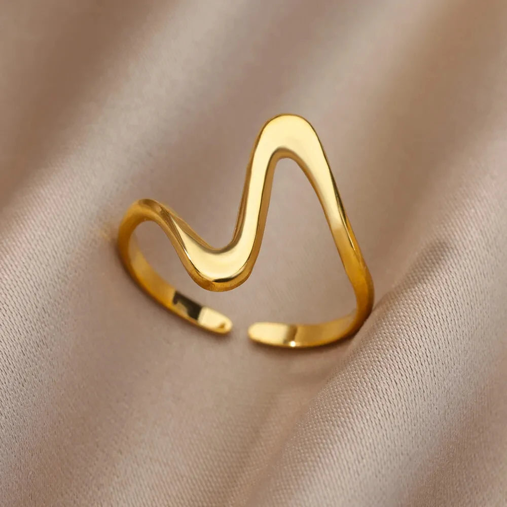 Classic Never-Fade Couple Ring | 18K Gold Plated Stainless Steel