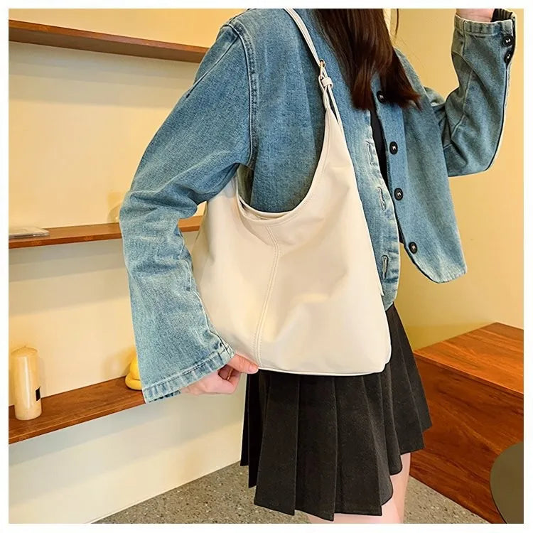 Retro PU Leather Tote Bag for Women