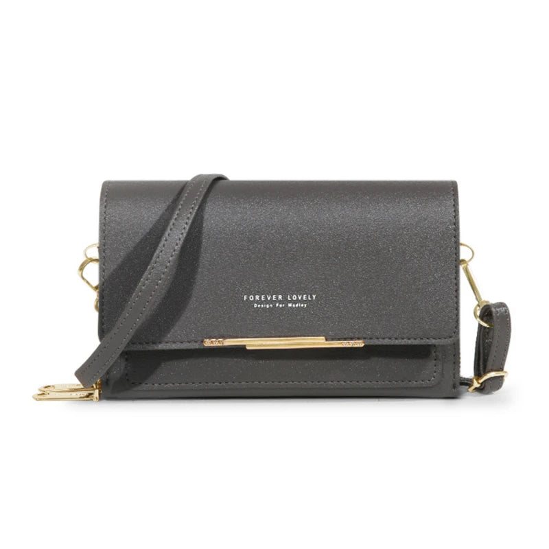 Korean Style Multi-Card Shoulder Bag Wallet for Women