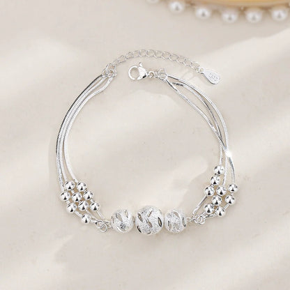 Korean Multi Layer Coil Adjustable Bracelet for Women