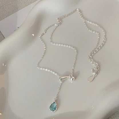 925 Sterling Silver Heart Pendant Adjustable Choker Necklace for Women