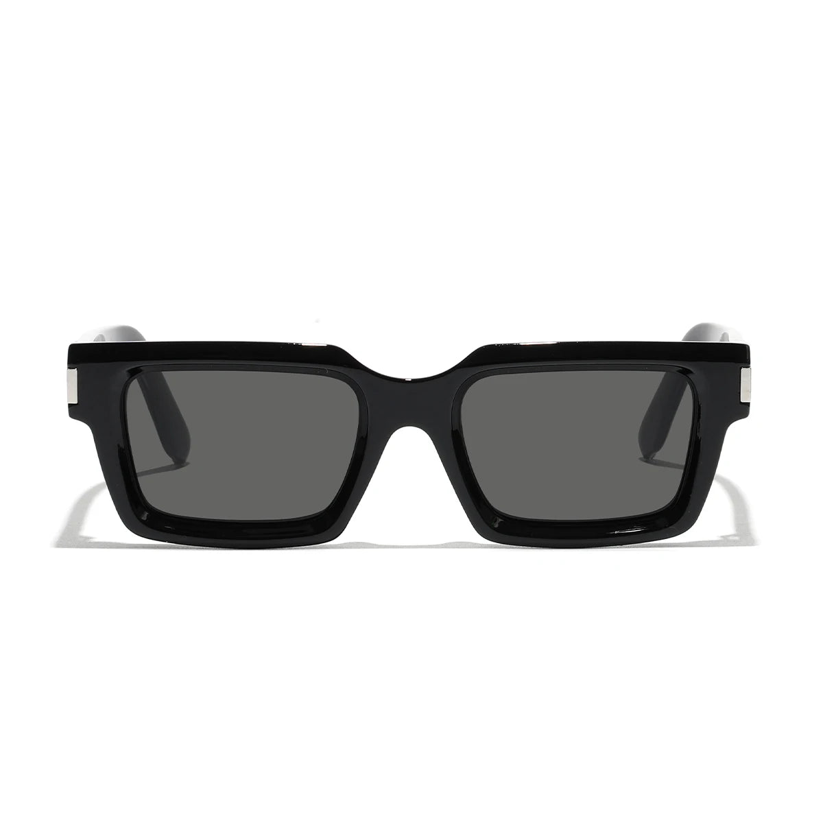 Retro Rectangle Polycarbonate Fashion Sunglasses