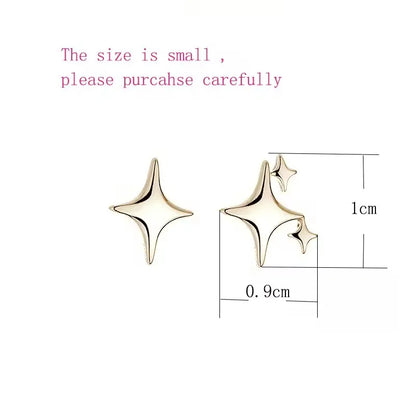 925 Sterling Silver Star Tassel Chain Earrings for Women