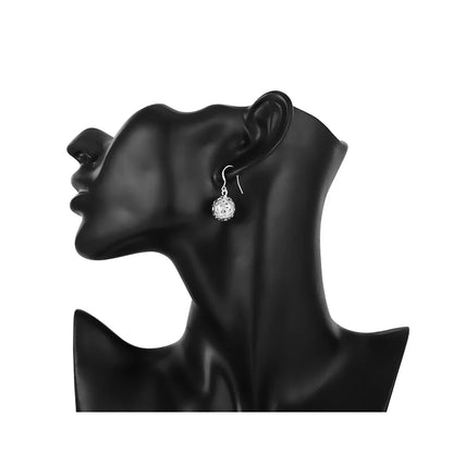 925 Sterling Silver Ball Stud Earrings for Women