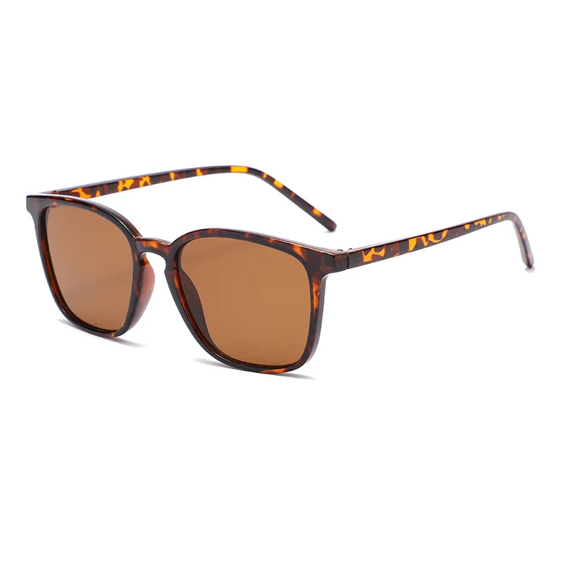 Retro Rectangle Acetate Sunglasses
