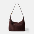 Vintage Faux Suede Saddle Bag for Women