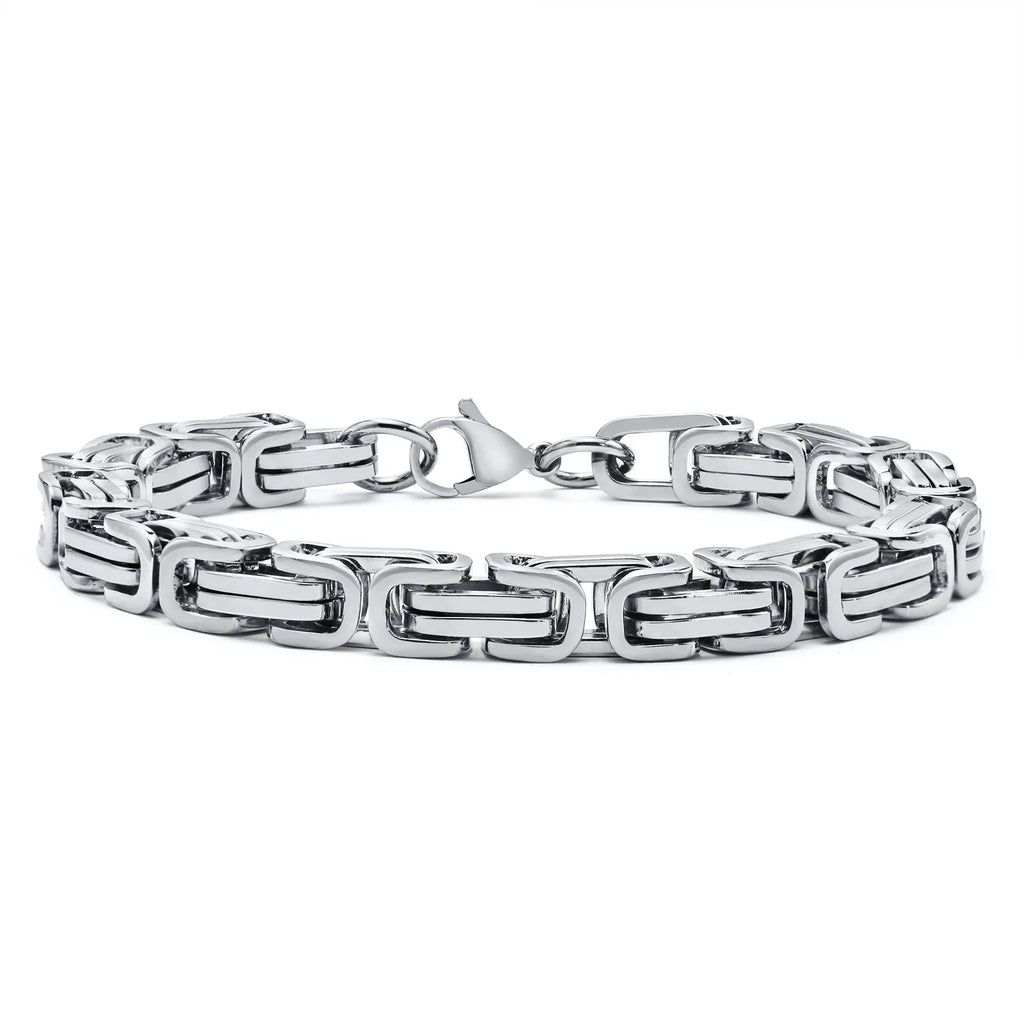 Byzantine Stainless Steel Chain Bracelet
