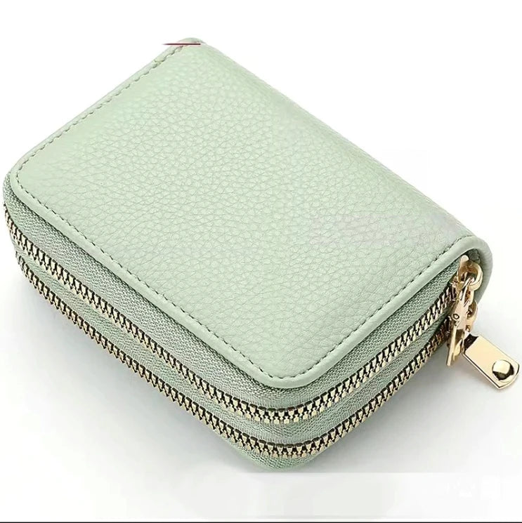 Lychee Pattern Large Capacity Short Zipper Purse for Women