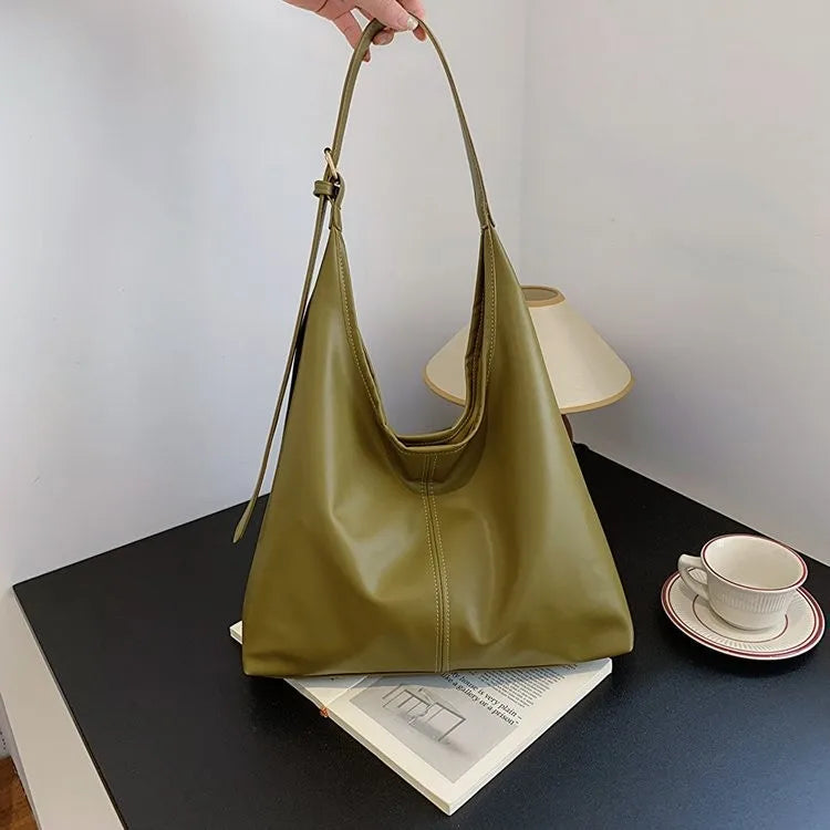 Structured PU Tote Bag for Women