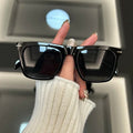 Classic Black-Grey Square Sunglasses