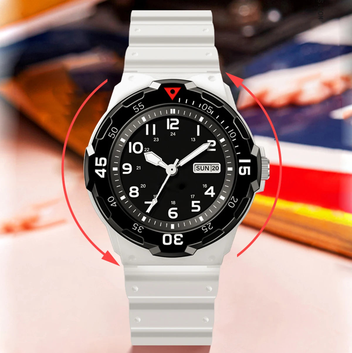 Unisex Sport-Style Quartz Watch