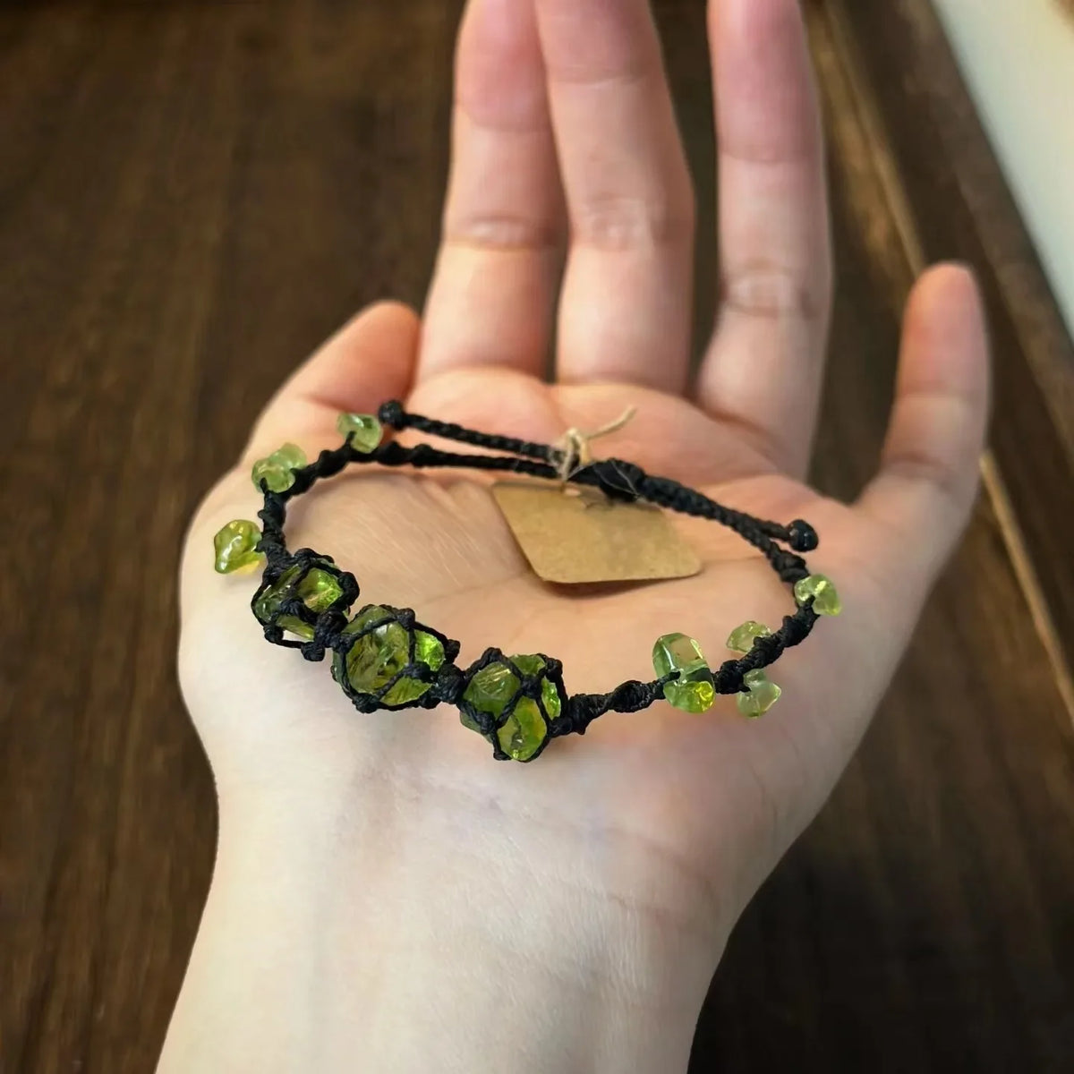 Handwoven Pebble Wreath Crystal Bracelet for Women | Best Friend Gift