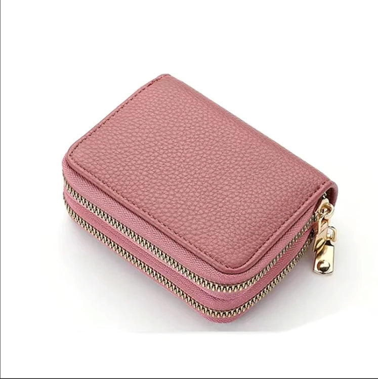 Lychee Pattern Large Capacity Short Zipper Purse for Women